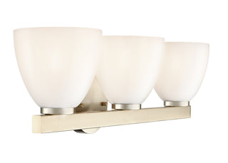 Apria 24" Wide 3-Light Vanity - Modern Gold