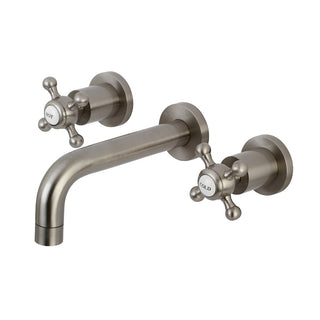 Metropolitan Wall-Mount Bathroom Faucet in Brushed Nickel