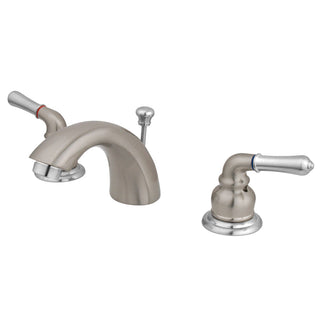 Magellan Mini-Widespread Bathroom Faucet in Brushed Nickel/Polished Chrome