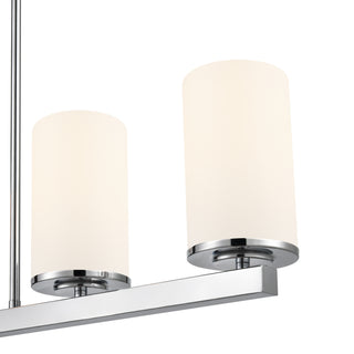 Verlana 35" 5-Light Linear Chandelier - Chrome