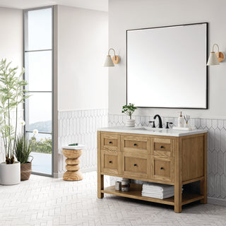 48 Inch Breckenridge Freestanding Vanity in Light Natural Oak / Lime Delight Top