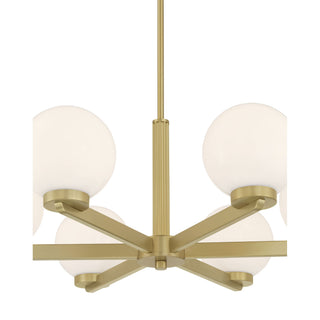 Ardeva 28" Wide 6-Light Chandelier