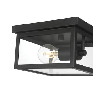 Evanton 8" Wide 1-Light Outdoor Flush Mount
