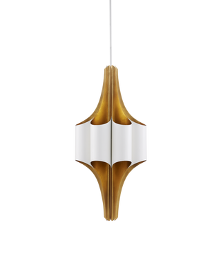 Concordia White & Gold Chandelier