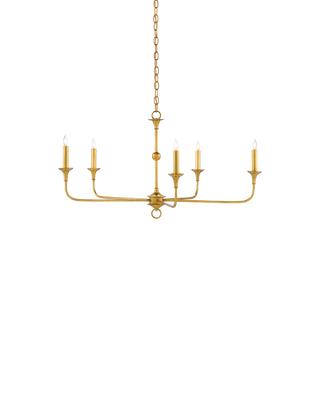 Nottaway Small Gold Chandelier