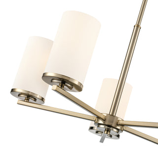 Verlana 24" 5-Light Chandelier - Modern Gold