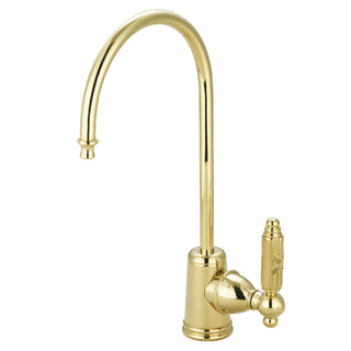 Georgian Water Filtration Faucet in Polished Brass