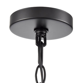 Chastine 24" Wide 5-Light Chandelier - Matte Black