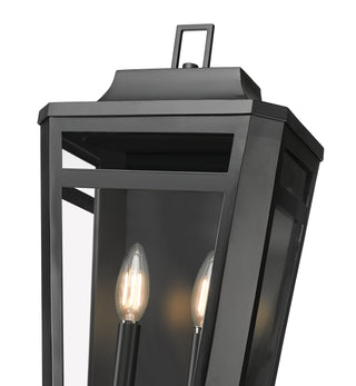 Sumerlin 19" High 2-Light Outdoor Wall Sconce - Powder Coated Black