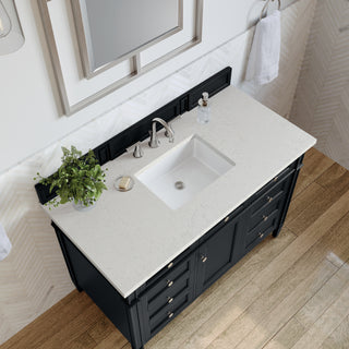 48 Inch Brittany Freestanding Vanity in Black Onyx / Lime Delight Top