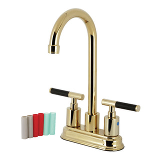 Kaiser Bar Prep Faucet in Polished Brass