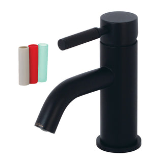 Kaiser Single-Hole Bathroom Faucet in Matte Black