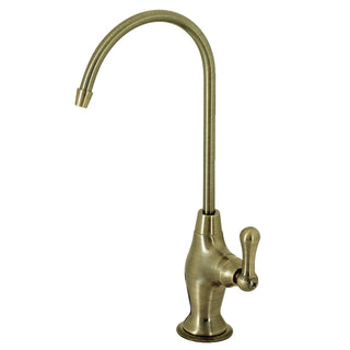 Restoration Water Filtration Faucet in Antique Brass