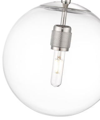 Kairo 12" Wide 1-Light Pendant - Polished Nickel