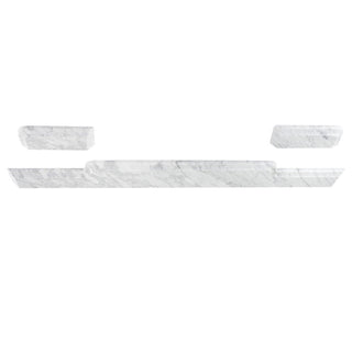 Pemberton 36 Inch Vanity Sink Top in Carrara White