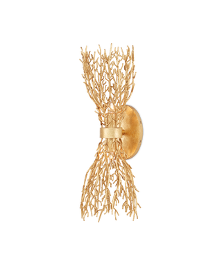 Sea Fan Gold Wall Sconce