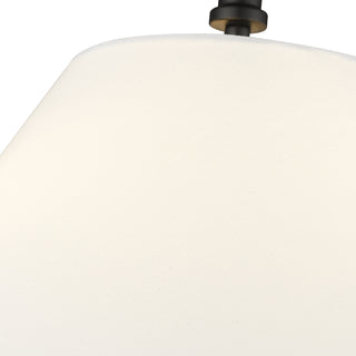 Adorra 16" Wide 3-Light Semi Flush - Matte Black