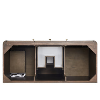 48 Inch Gracyn Freestanding Vanity in Sable / White Zeus Top