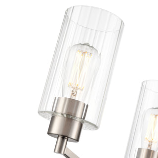 Beverlly 21" Wide 3-Light Chandelier - Brushed Nickel