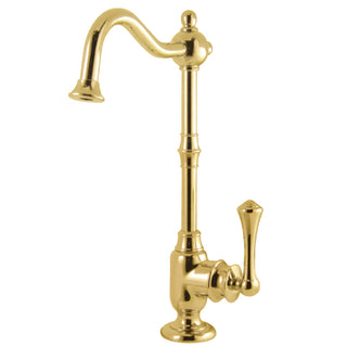 Vintage Water Filtration Faucet in Polished Brass