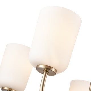 Laphia 27" Wide 5-Light Chandelier - Modern Gold