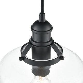 Khrisa 10" Wide 1-Light Pendant - Matte Black