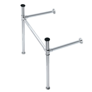 Fauceture 25.19 Inch Console Sink in Polished Chrome