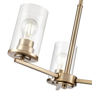 Verlana 19" Wide 3-Light Chandelier - Modern Gold