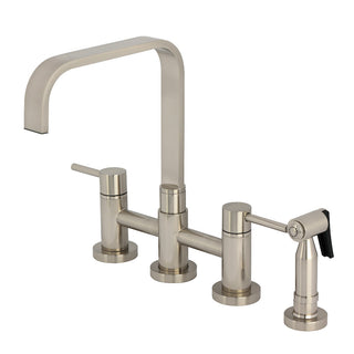 Concord Bridge Kitchen Faucet in Brushed Nickel