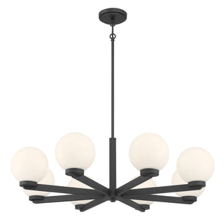 Ardeva 34" Wide 8-Light Chandelier