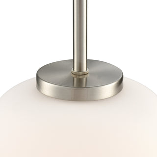 Laphia 8" Wide 1-Light Pendant - Brushed Nickel