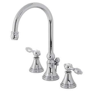 Tudor Widespread Bathroom Faucet in Polished Chrome