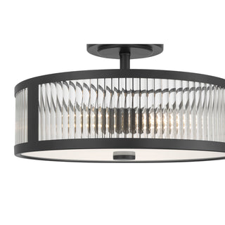 Ardezia 15.75" Wide 3-Light Semi-Flush Mount