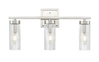 Iversen 21" Wide 3-Light Vanity - Brushed Nickel