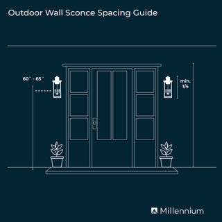 Grant 1-Light Outdoor Wall Sconce Powder Coated Black