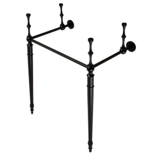 Edwardian 22.31 Inch Console Sink in Black
