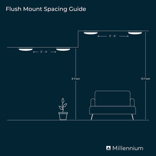 2-Light Flushmount Ceiling Light Satin Nickel