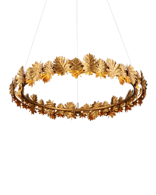 English Oak Chandelier