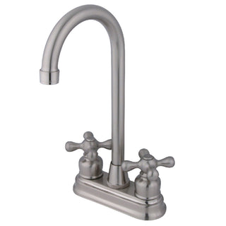 Victorian Bar Prep Faucet in Brushed Nickel