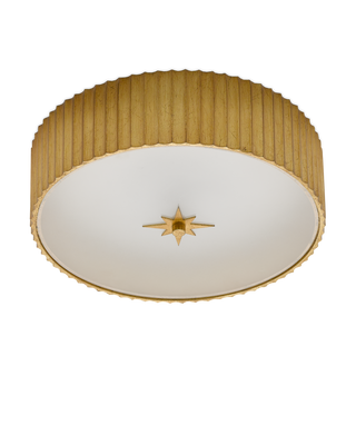 Caravel Gold Flush Mount