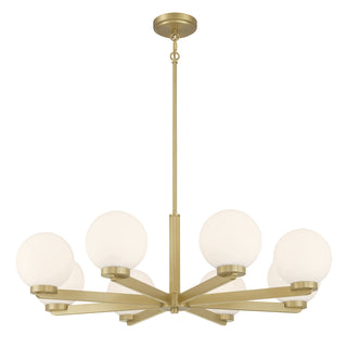 Ardeva 34" Wide 8-Light Chandelier