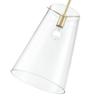 Maccan 11.75" Wide 1-Light Pendant - Vintage Brass