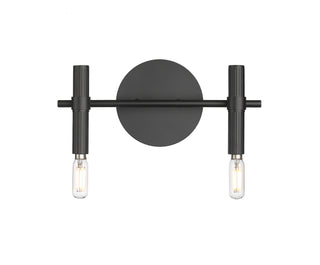 Skyva 6" High 2-Light Vanity - Matte Black