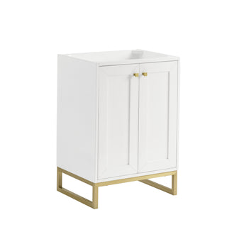 23.63 Inch Chianti Freestanding Vanity in Glossy White /  Top
