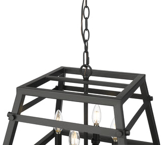 Tellsa 16" Wide 4-Light Pendant - Matte Black