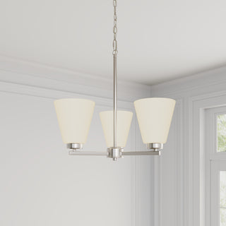 Strayhan 18" Wide 3-Light Chandelier