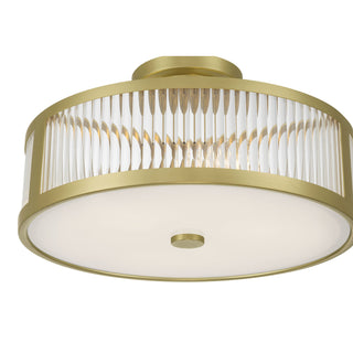 Ardezia 15.75" Wide 3-Light Semi-Flush Mount