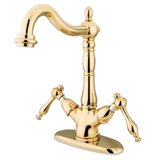Heritage Vessel Faucet in Polished Brass