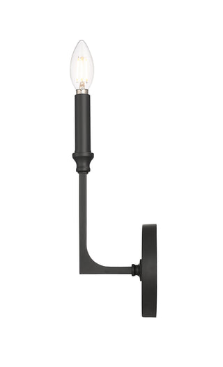 Azara 12" High 1-Light Wall Sconce - Matte Black