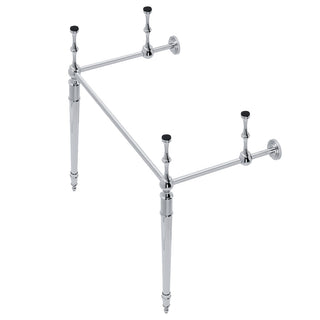 Edwardian 28 Inch Console Sink in Polished Chrome